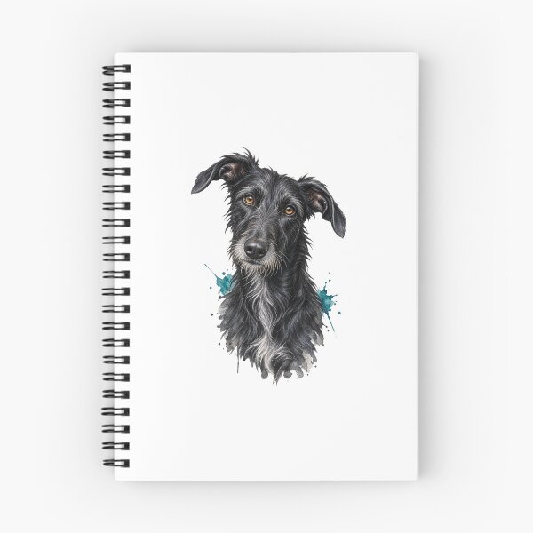 Artikelvorschau, Aquarellporträt eines schwarzen Lurchers entworfen und verkauft von AMICO77.