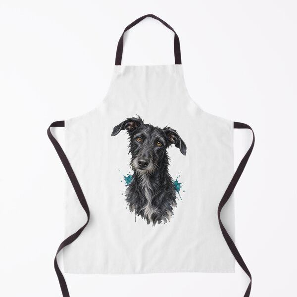 Item preview, Black Lurcher Watercolor Portrait designed and sold by AMICO77.