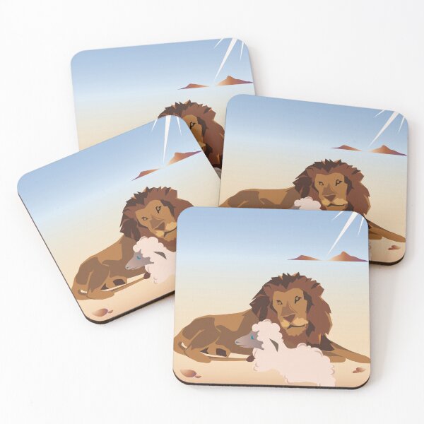 Item preview, Lion and Lamb Together Isaiah  designed and sold by Rolographics1.