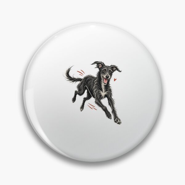 Item preview, Joyful Running Black Lurcher designed and sold by AMICO77.