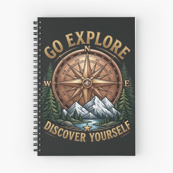 Item preview, Vintage Adventure Compass Mountain Explore — Discover Yourself designed and sold by FABIOLA1970.