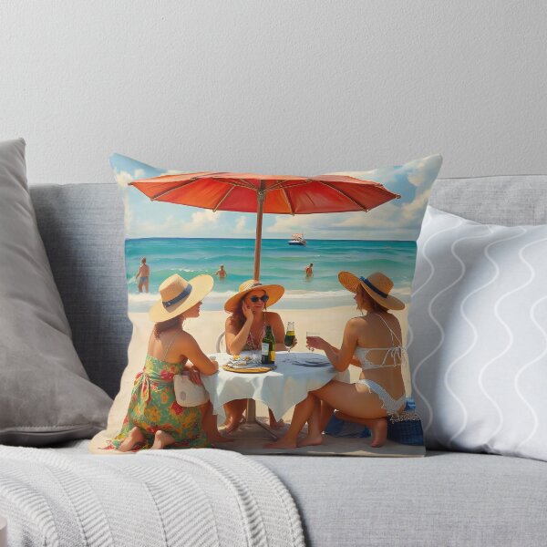 Item preview, A beach party in the style of Renoir. designed and sold by oldMastersofart.