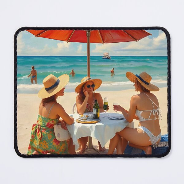 Item preview, A beach party in the style of Renoir. designed and sold by oldMastersofart.