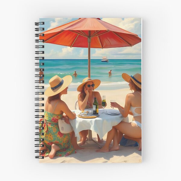 Item preview, A beach party in the style of Renoir. designed and sold by oldMastersofart.