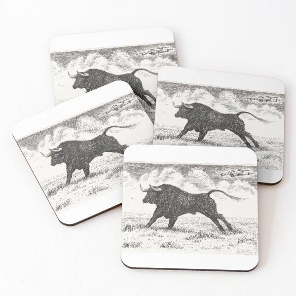 Item preview, El toro corre designed and sold by Galería de Batuc.