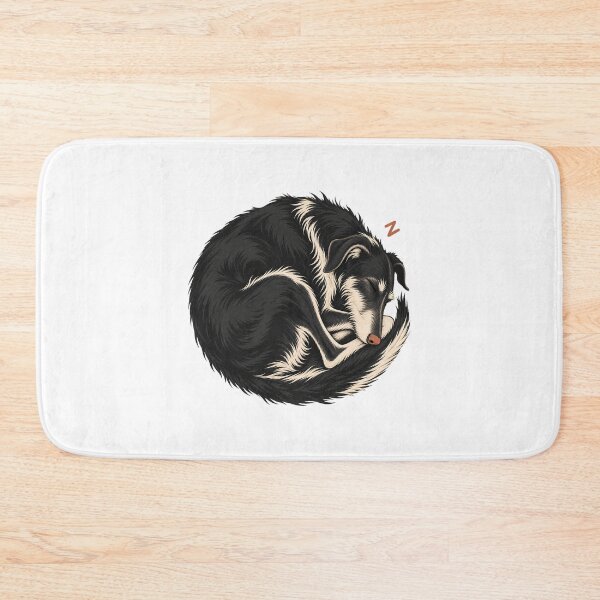 Item preview, Sleeping Black Lurcher Curled Up designed and sold by AMICO77.