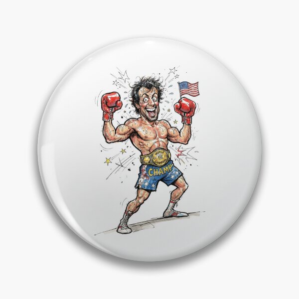 Item preview, Victorious American Boxing Champion Caricature designed and sold by annaarthk.