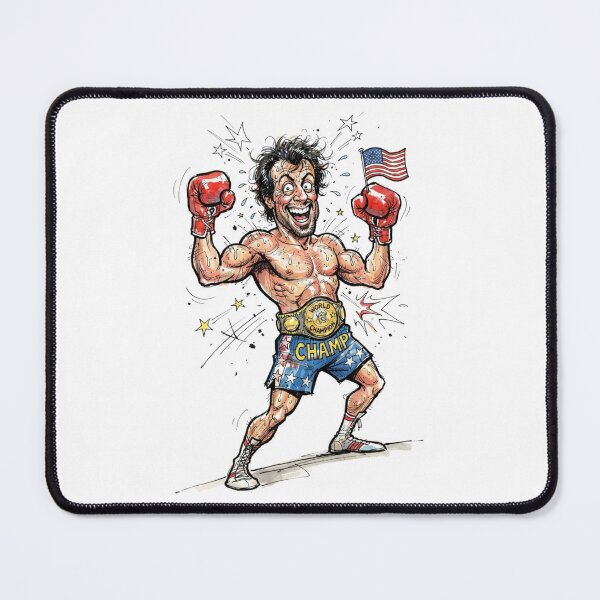 Item preview, Victorious American Boxing Champion Caricature designed and sold by annaarthk.