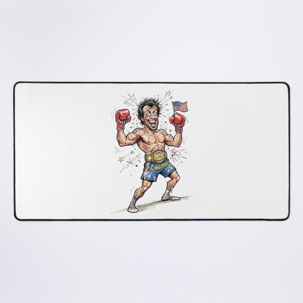 Item preview, Victorious American Boxing Champion Caricature designed and sold by annaarthk.