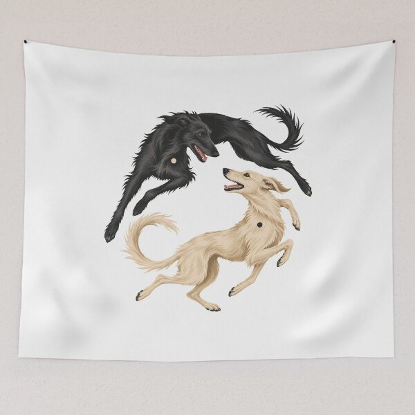 Item preview, Two Lurchers Circular Chase designed and sold by AMICO77.