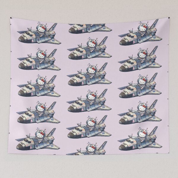 Item preview, Hello Kitty on Spaceship designed and sold by myfavoritegifts.