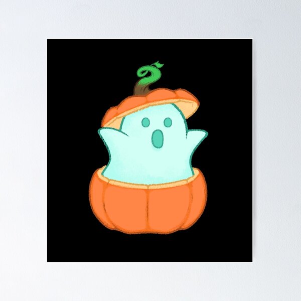 Item preview, Ghost in Pumpkin designed and sold by Vampirebunnystu.