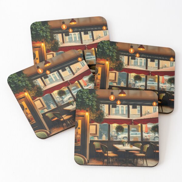 Item preview, A cafe in the style of Renoir. designed and sold by oldMastersofart.