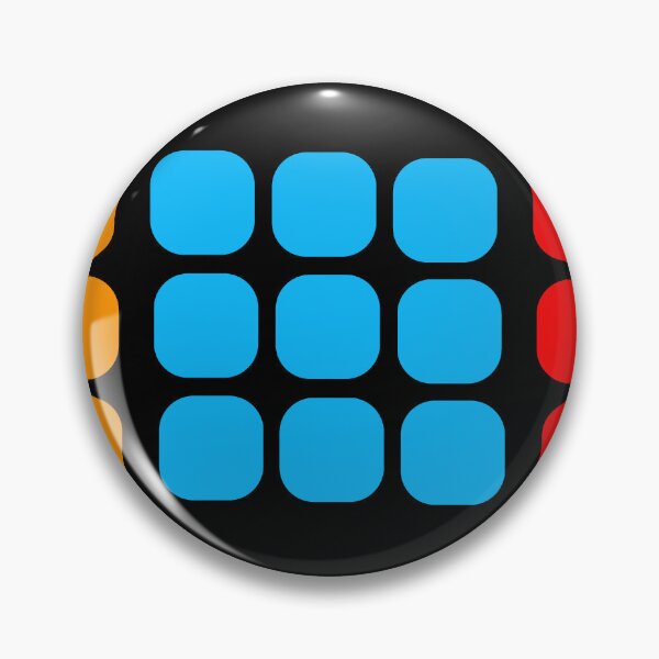 Item preview, 1980's Rubiks Cube Square Cube Blue Yellow Red T-Shirt Sticker  designed and sold by Rolographics1.