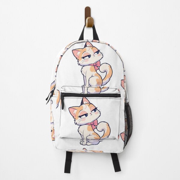 Item preview, Sassy Cat – Indifferent Kawaii Cat Character Sticker designed and sold by Digitalcpy.