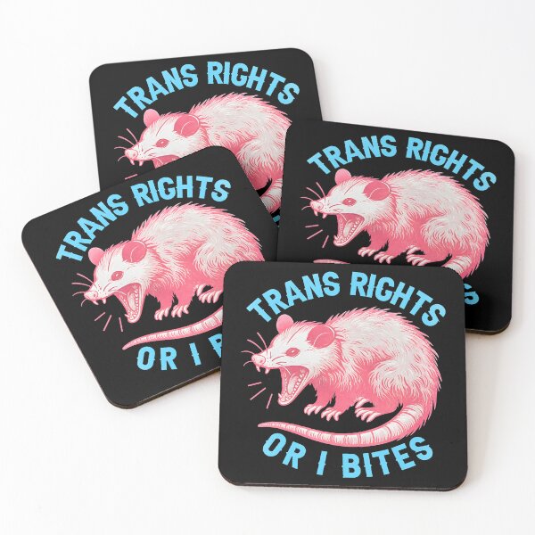 Item preview, Transgender LGBT Pride Month Possum Trans Rights Or I Bites designed and sold by VibeStoreMix.