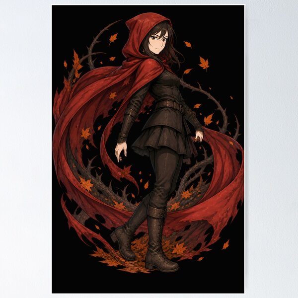 Item preview, Crimson Hood of Ravenhold designed and sold by Skolyak.