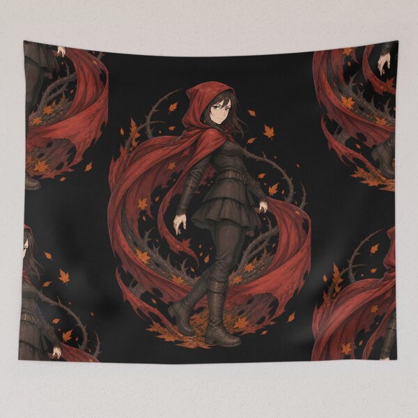 Item preview, Crimson Hood of Ravenhold designed and sold by Skolyak.