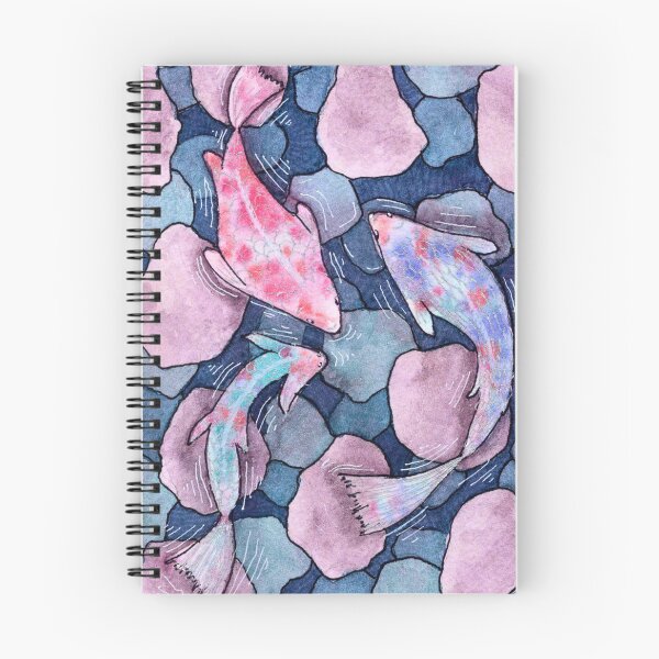 Item preview, Quiet Currents, Pastel Koi Fish Watercolour designed and sold by ArithraStudio.