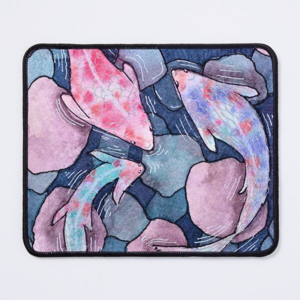 Item preview, Quiet Currents, Pastel Koi Fish Watercolour designed and sold by ArithraStudio.
