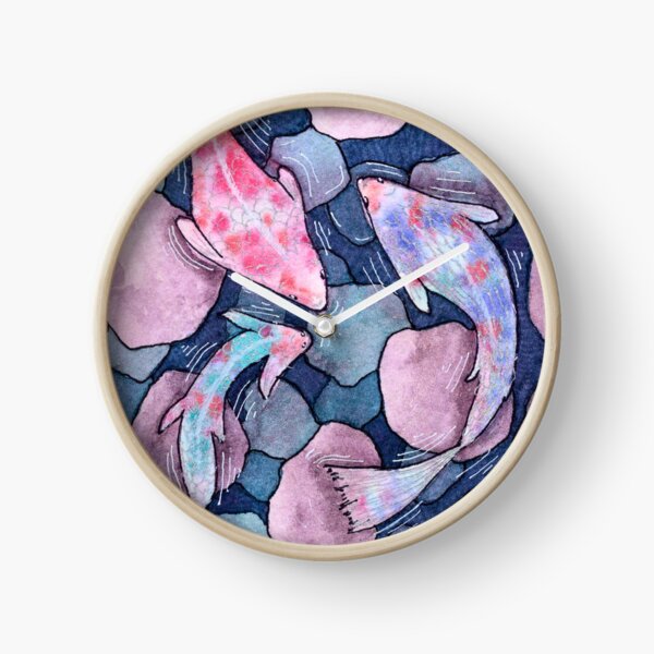 Item preview, Quiet Currents, Pastel Koi Fish Watercolour designed and sold by ArithraStudio.