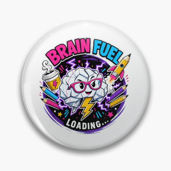 Item preview, Back to school Brain Fuel Loading Bar Funny Student Coffee Study designed and sold by Uglyandcute.