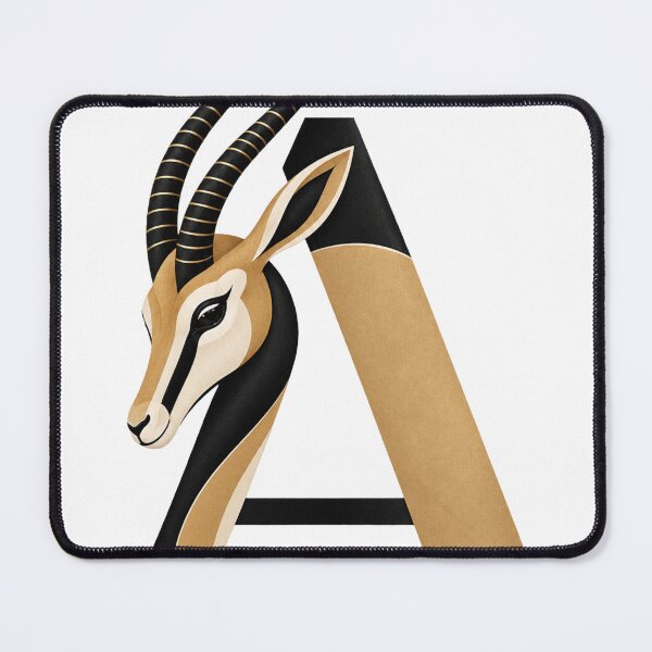 Item preview, Letter A Antelope Alphabet Art designed and sold by tmoca.