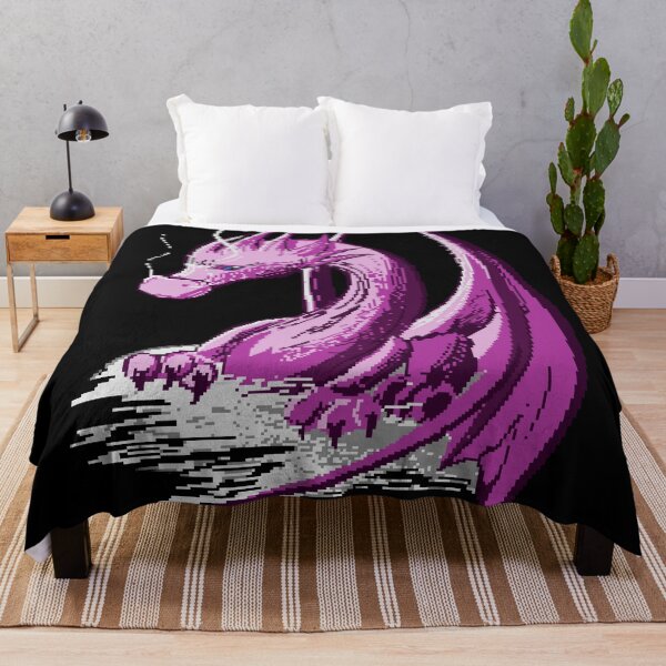 Item preview, dragon of cold pixel art - pink design designed and sold by SulPixelart.
