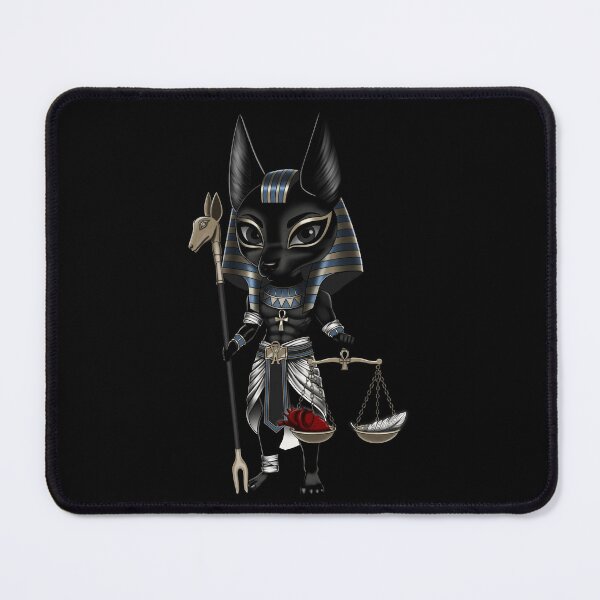Item preview, Ossi Cursed Dolls - Anubis Egyptian Gothic Chibi (sticker & apparel) designed and sold by Ossi Cursed Dolls.