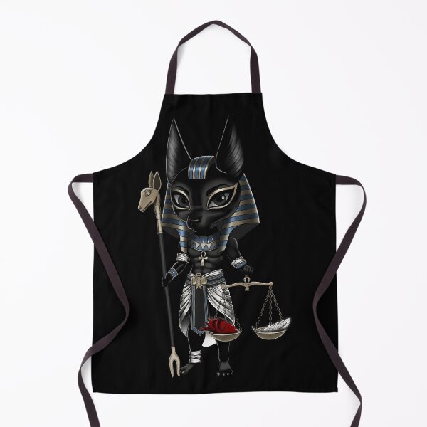 Item preview, Ossi Cursed Dolls - Anubis Egyptian Gothic Chibi (sticker & apparel) designed and sold by Ossi Cursed Dolls.