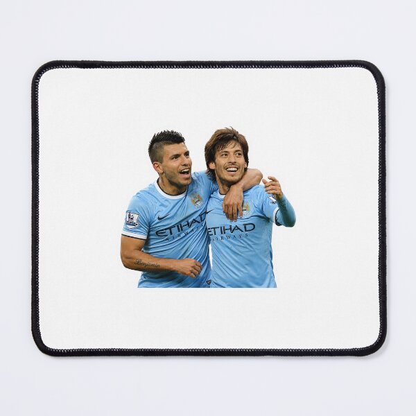 Item preview, Manchester City Kun Aguero and David Silva Fan Graphic designed and sold by FanFueledStickers.