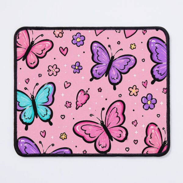 Item preview, Colorful Kawaii Butterfly Pattern designed and sold by Car23314.