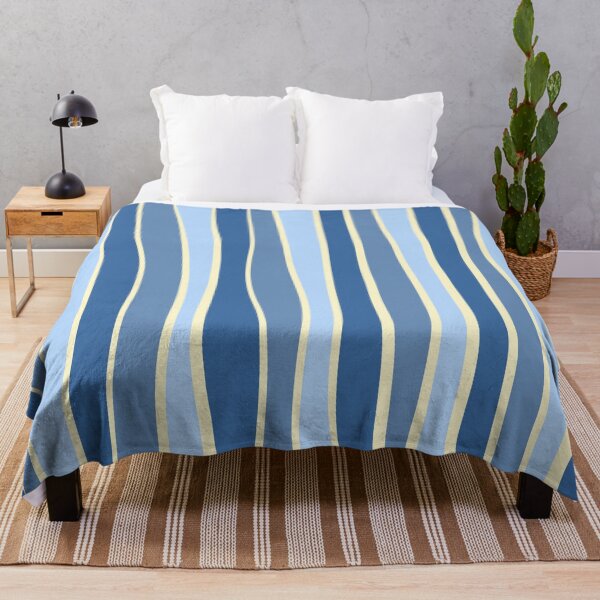 Item preview, Imperfect stripe- Powder Blue designed and sold by Pattern Petals.