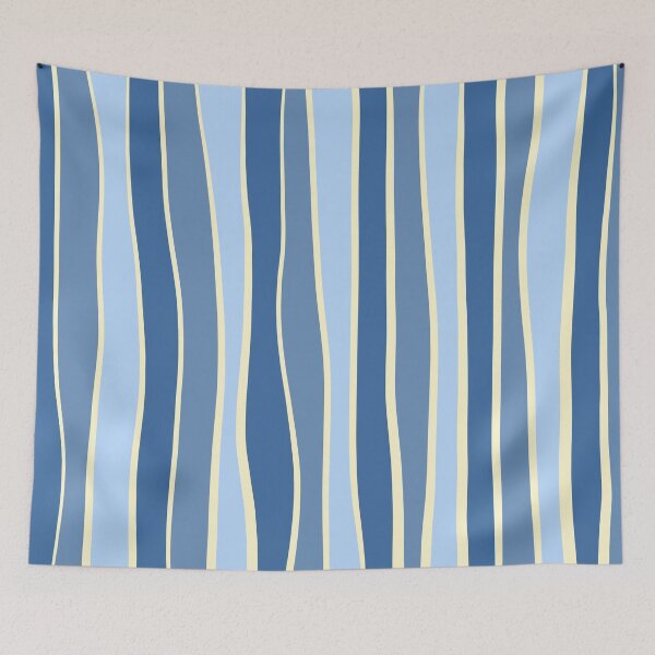 Item preview, Imperfect stripe- Powder Blue designed and sold by Pattern Petals.
