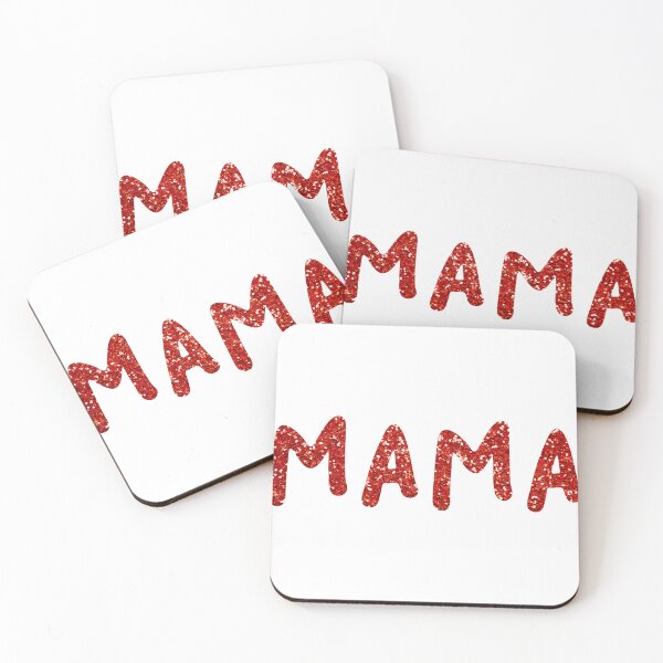 Item preview, Red Glitter Mama | Bold Sparkly Mom Design designed and sold by CoastalEmp.