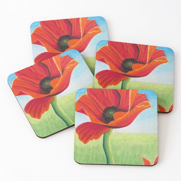Item preview, Poppy Flower designed and sold by Krista-Joan-Art.