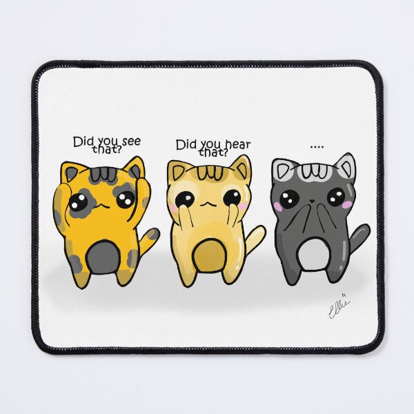 Item preview, Three Cats Wisdom  designed and sold by DoodlesbyEllieE.