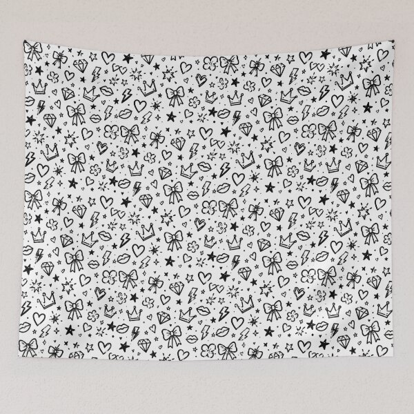Item preview, Black and White Glam Pattern designed and sold by Car23314.