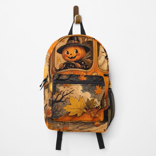 Item preview, The Halloween Pumpkin Bus designed and sold by inkaylindesign.