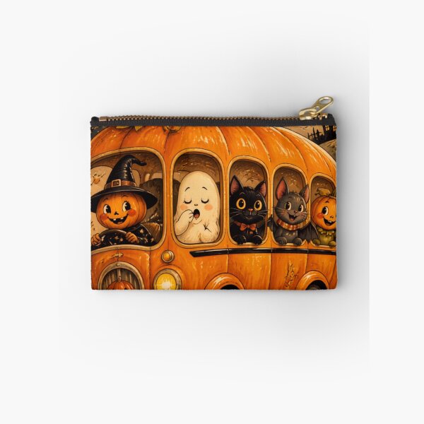 Item preview, The Halloween Pumpkin Bus designed and sold by inkaylindesign.