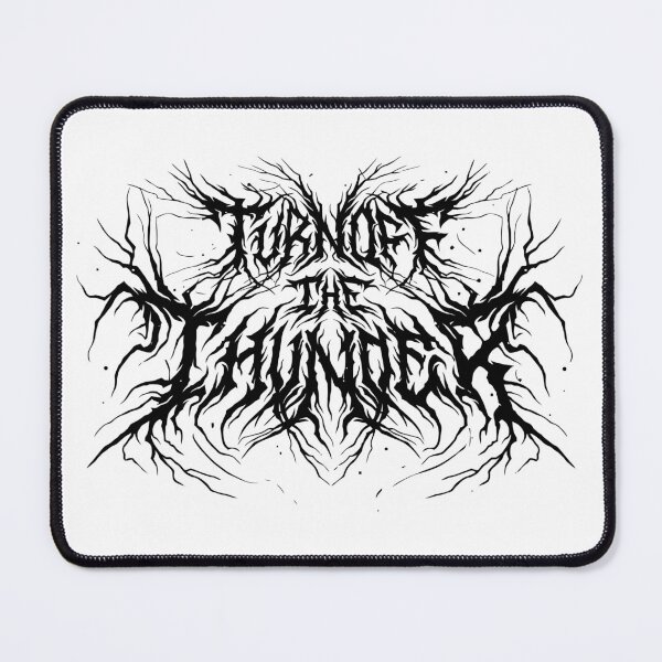 Item preview, Turn Off The Thunder Logo designed and sold by Tiki-Kreations.