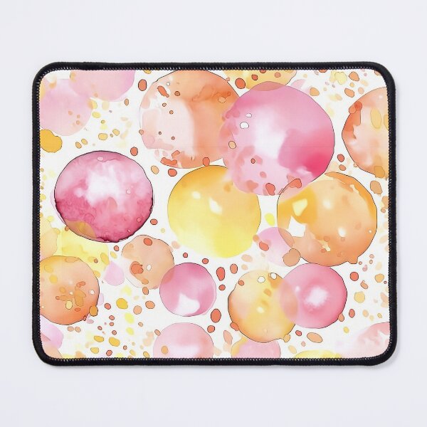 Item preview, Warm Sunset Watercolor Polka Dots Seamless Pattern designed and sold by Yoruhara.