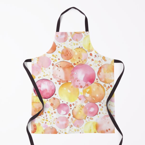 Item preview, Warm Sunset Watercolor Polka Dots Seamless Pattern designed and sold by Yoruhara.