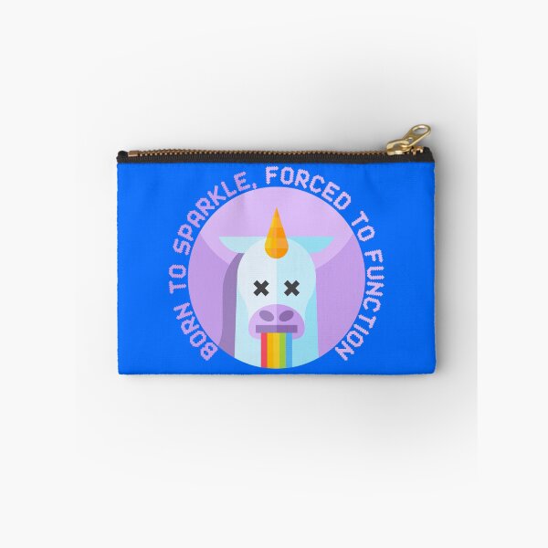 Item preview, Born to Sparkle Forced to Function Funny Sarcastic Unicorn designed and sold by Randomnessy.