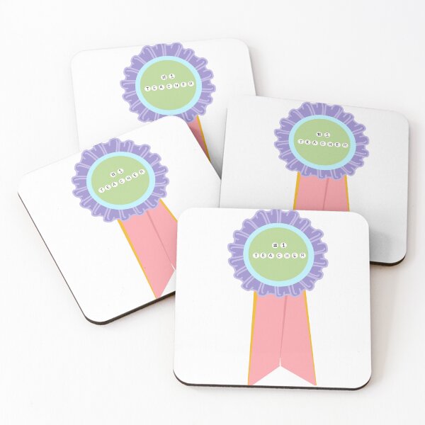 Item preview, #1 Teacher Award Ribbon - Cute Colorful Teacher Appreciation  designed and sold by Sissy’s shop.