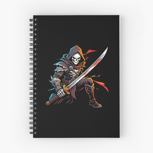 Item preview, Grim Reaper Katana Warrior - Dark Fantasy Manga Art designed and sold by Outlet Raloel.