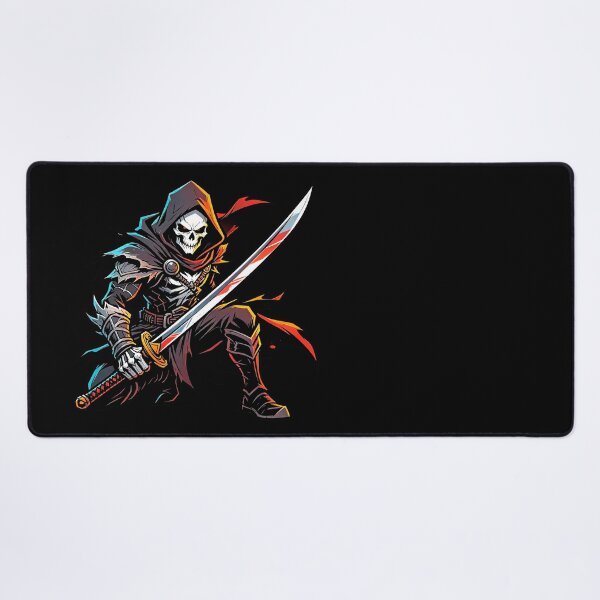 Item preview, Grim Reaper Katana Warrior - Dark Fantasy Manga Art designed and sold by Outlet Raloel.