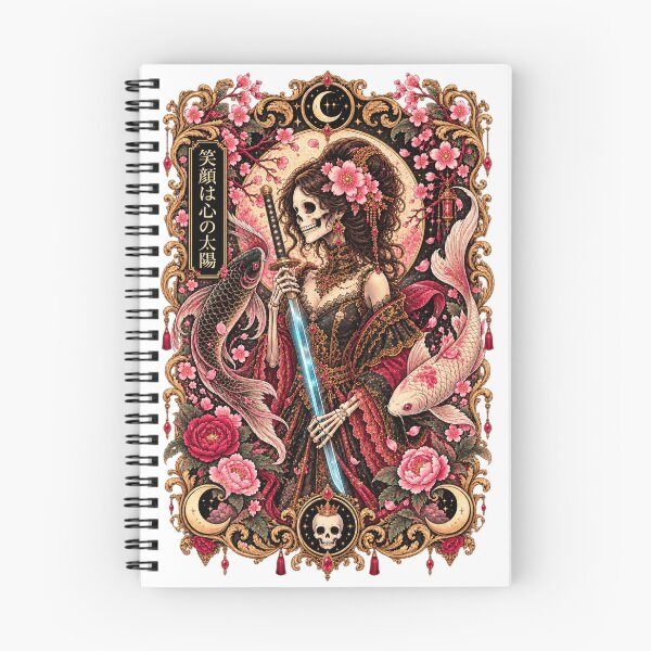 Item preview, Gothic Sakura Skeleton Samurai designed and sold by DADINE4.