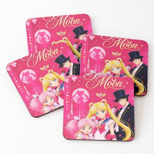 Item preview, Sailor Moon with Tuxedo Mask and Chibiusa  designed and sold by Lilpixieh.