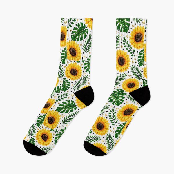 Item preview, Colorful Sunflower Pattern on Black designed and sold by Car23314.